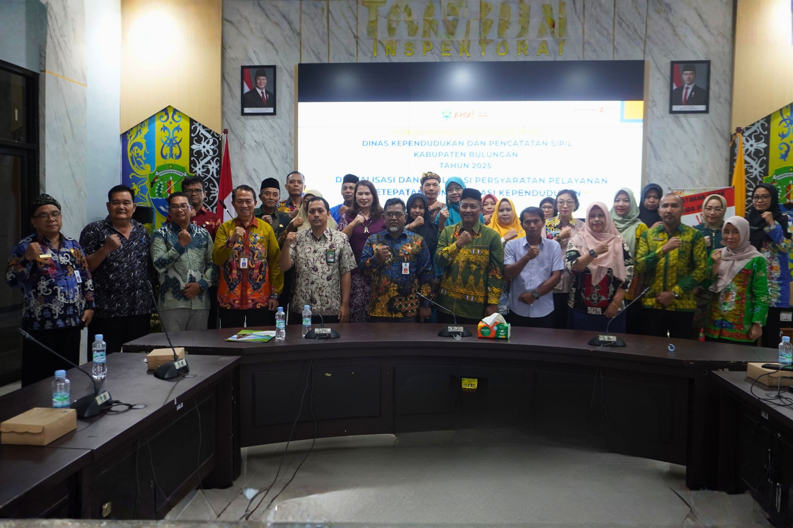 Disdukcapil Bulungan Gelar FKP 2025, Fokus pada Digitalisasi dan Ketepatan Administrasi Kependudukan